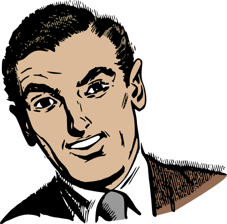 Man Happiness Computer Icons - Retro Happy Man (761x750)