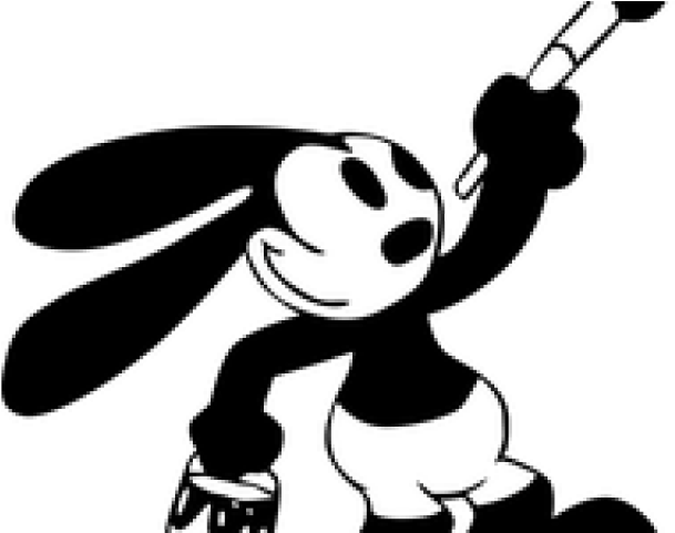Oswald The Lucky Rabbit Black And White (640x480)