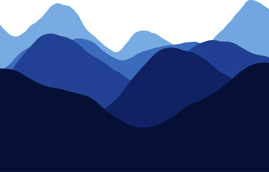 Mountain Silhouette Clipart Clip Art - Transparent Mountain Range Silhouette (900x577)