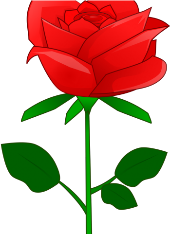 Petal Clipart Red Rose - وردة Clipart (640x480)
