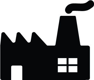 Manufacture, Industrial, Manufacturing Factory, Industry, - Silhouette (800x800)
