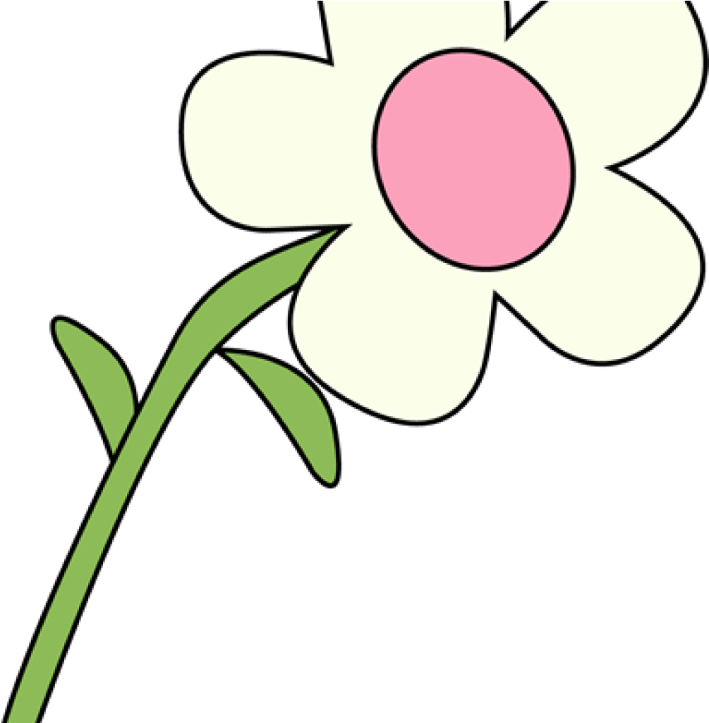 White Flower Clipart Hand Clipart - Flower Image Clip Art (1024x1024)