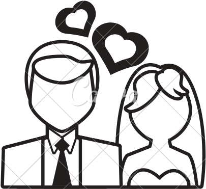 Wedding Couple At Getdrawings Com Free For - Wedding Icon Png White (550x550)