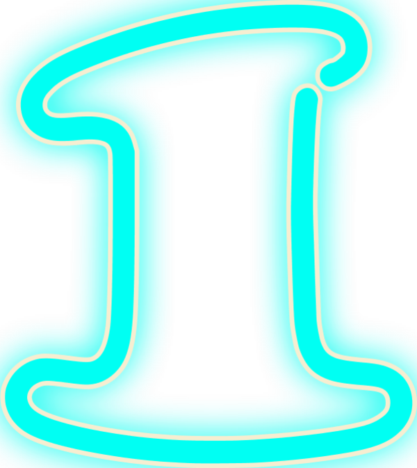 Free Download Clip Art Clipart Numerical Digit Neon - Clip Art (600x673)