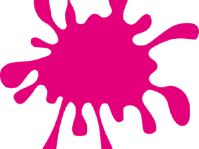 Neon Clipart Splatter - Black Paint Splatter Clip Art (640x480)