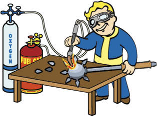 Png Stock Carpenter Clipart Tradesmen - Fallout 3 (313x400)