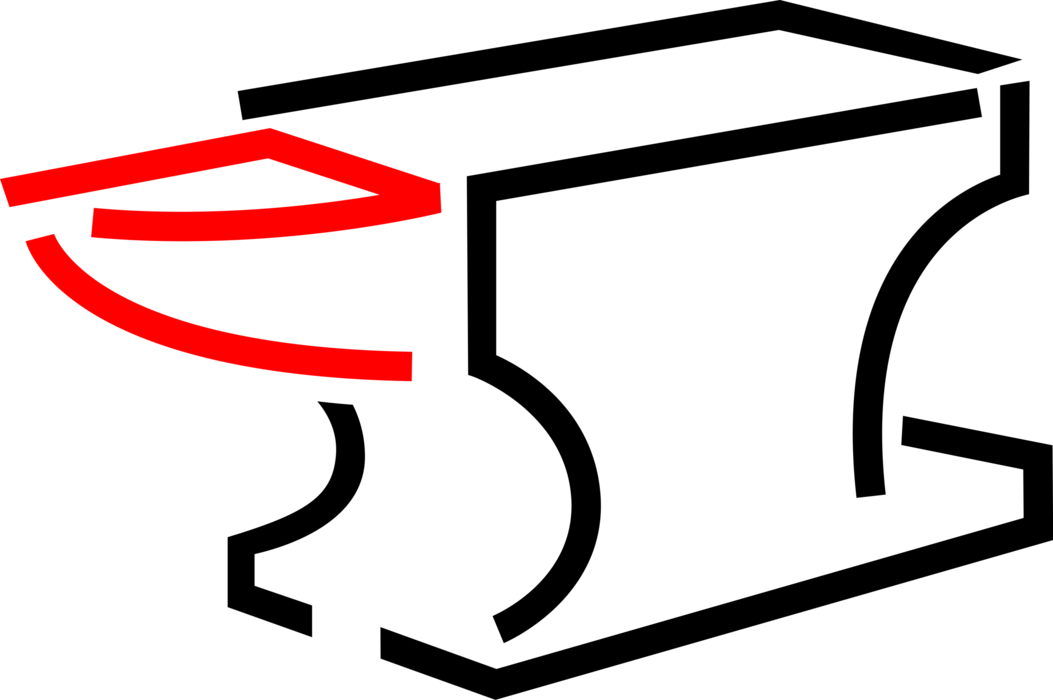 Vector Illustration Of Metalsmith Craftsman Blacksmith's - Vector Illustration Of Metalsmith Craftsman Blacksmith's (1053x700)