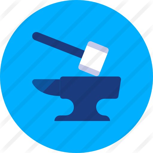 Blacksmith Free Icon - Logo De Herrero Png (512x512)