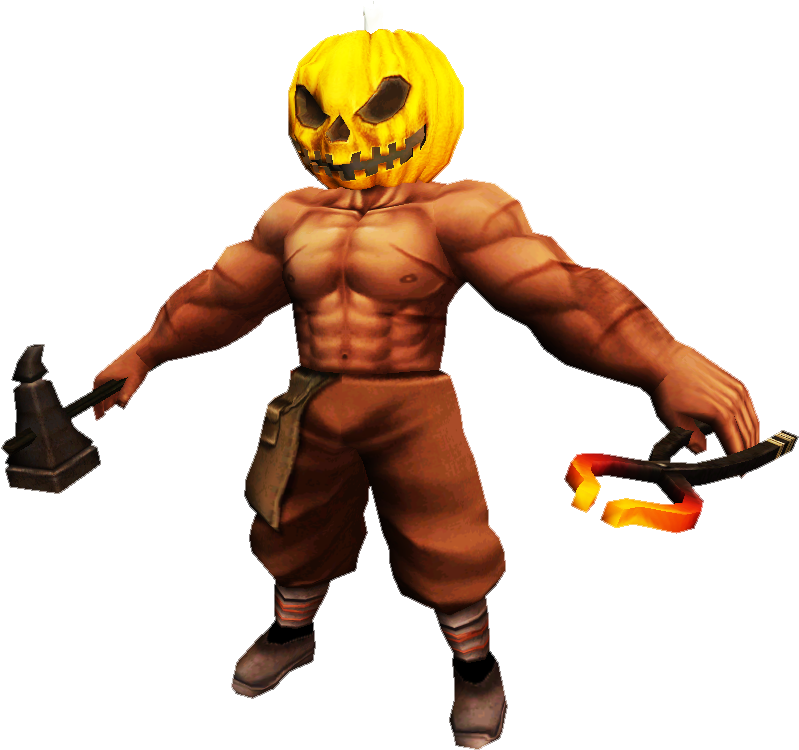 [sell] Npc Pumpkin Blacksmith - Cartoon (979x802)