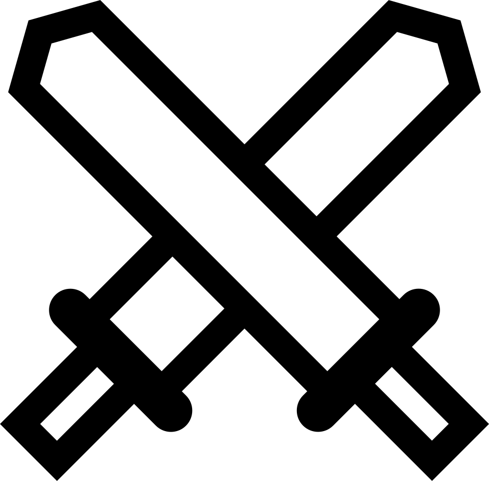 Swords Crossed Png - Swords Symbol (980x964)