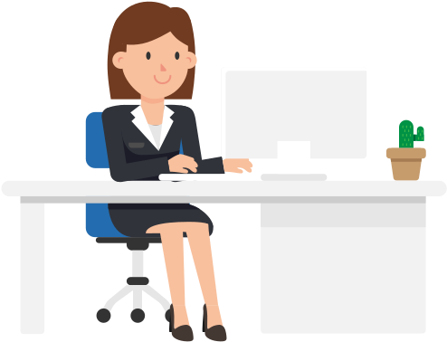 Clipart Free Library File Corporate Her Svg Wikimedia - Work Woman Cartoon Png (1000x563)