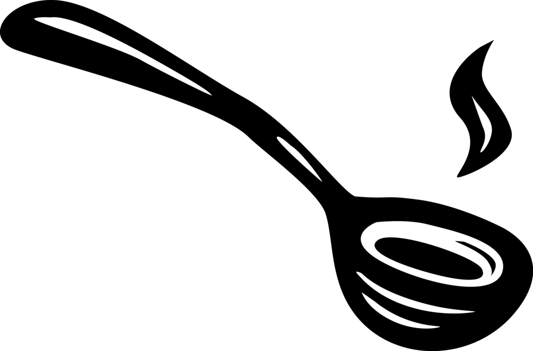 Utensils Vector Illustrations - Ladle Clipart (1061x700)