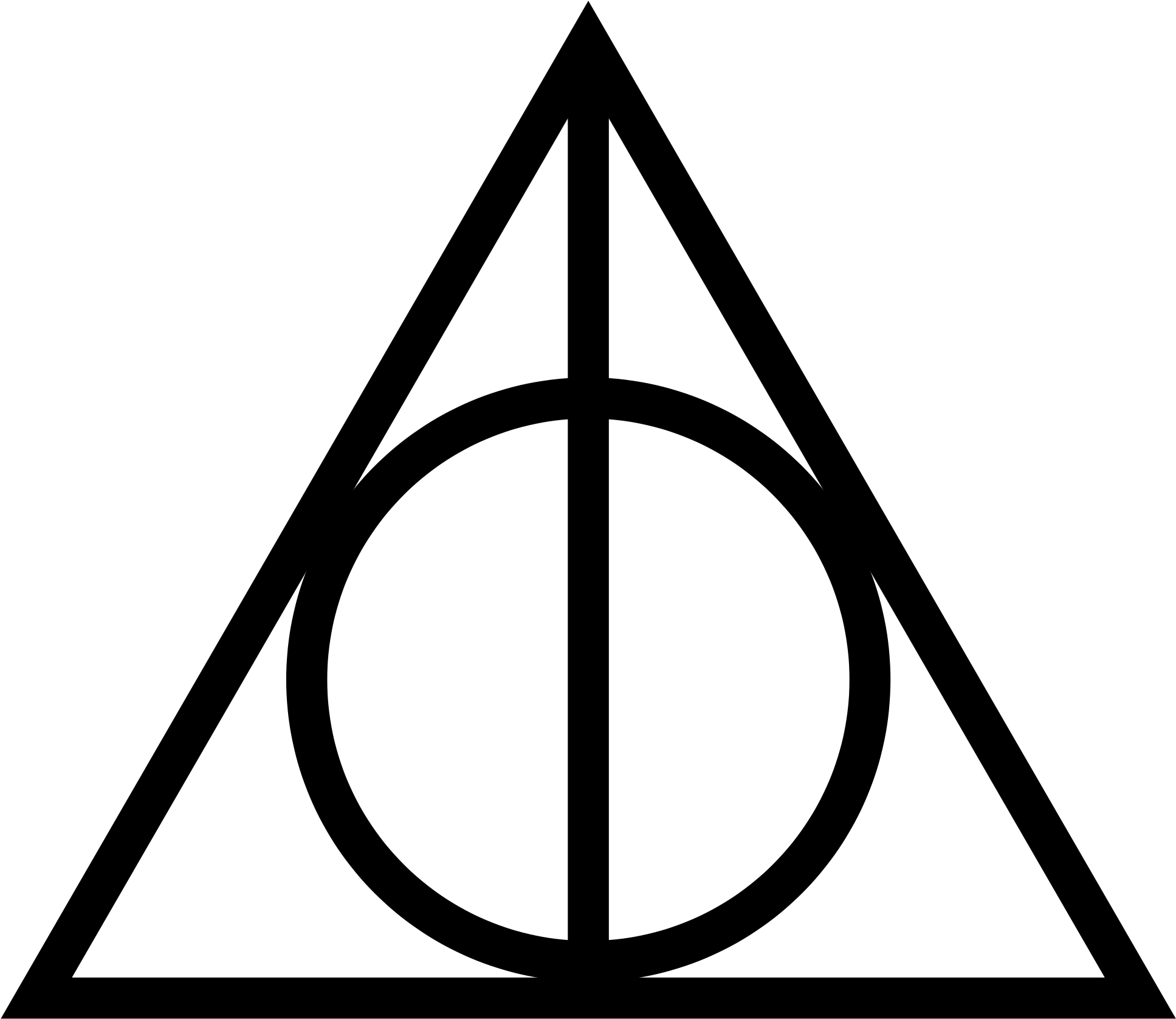 Harry Potter Dictionary The Deathly Hallows - Deathly Hallows (2000x1738)