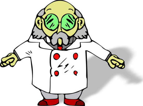 Research Computer Icons Science Scientist Download - Funny Mad Scientist Cartoon (459x340)