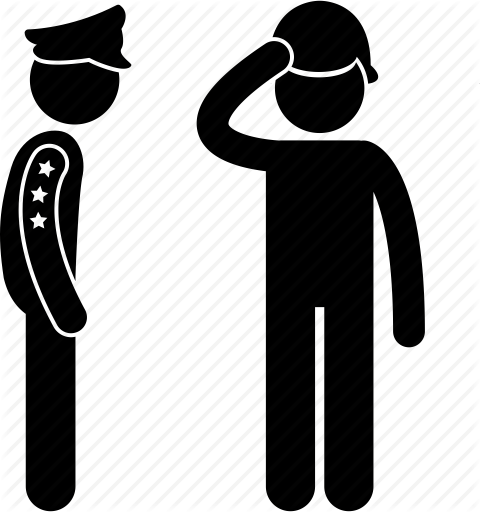 Soldier Saluting Png - Military (480x512)