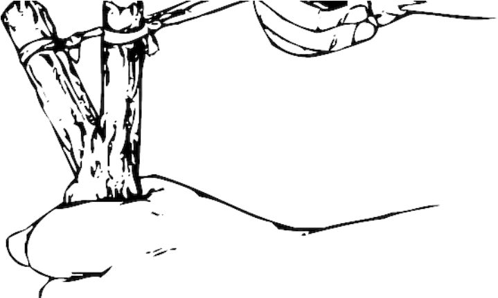 Slingshot Drawing Easy Clip Transparent - Sling Shot (730x430)