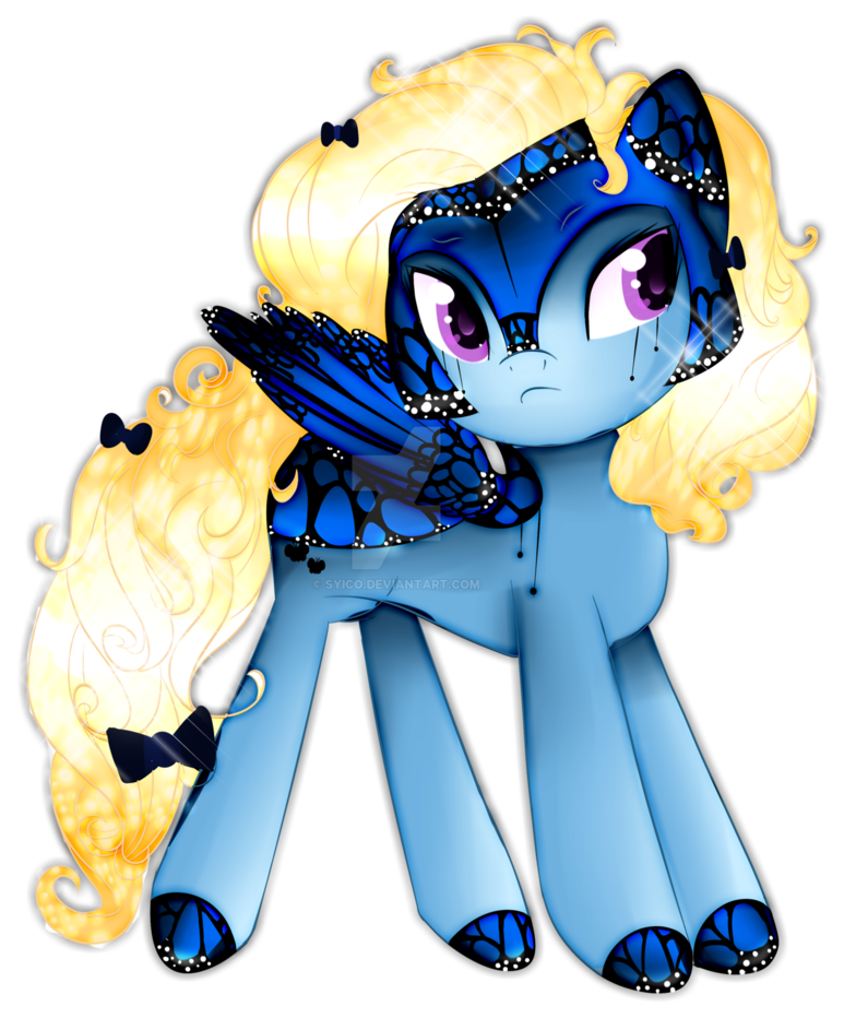 Syico, Butterfly Pony, Butterfly Wings, Oc, Oc - Mlp Oc Tribal (842x1024)