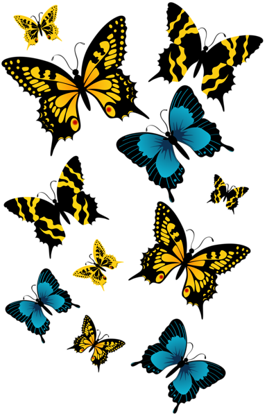 ‿✿⁀butterflies‿✿⁀ Butterfly Clip Art, Butterfly Drawing, - Samsung Galaxy S7 Edge Case Cover, Ecoway Tpu Clear (385x600)