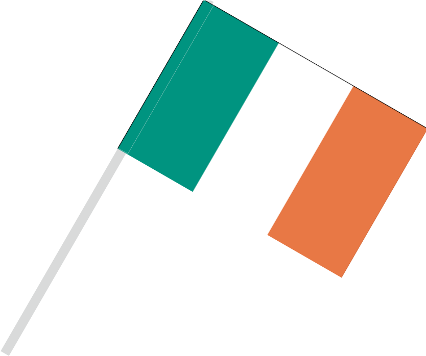 Flag With Flagpole Tunnel - Italian Flag On Pole Png (835x763)