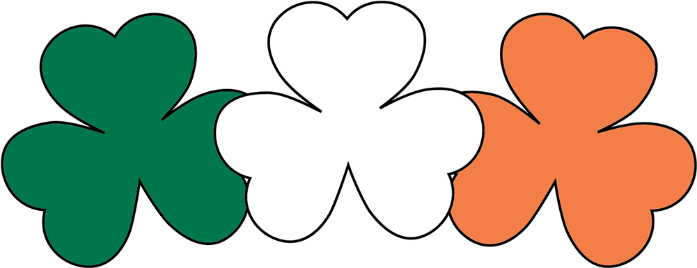 3 Clovers Irish Flag - Flag Of Ireland (1000x1000)