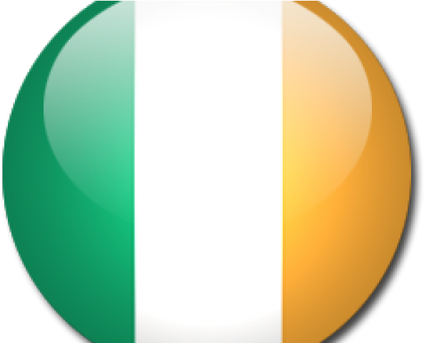 Ireland Flag Clipart Real - Circle (640x480)