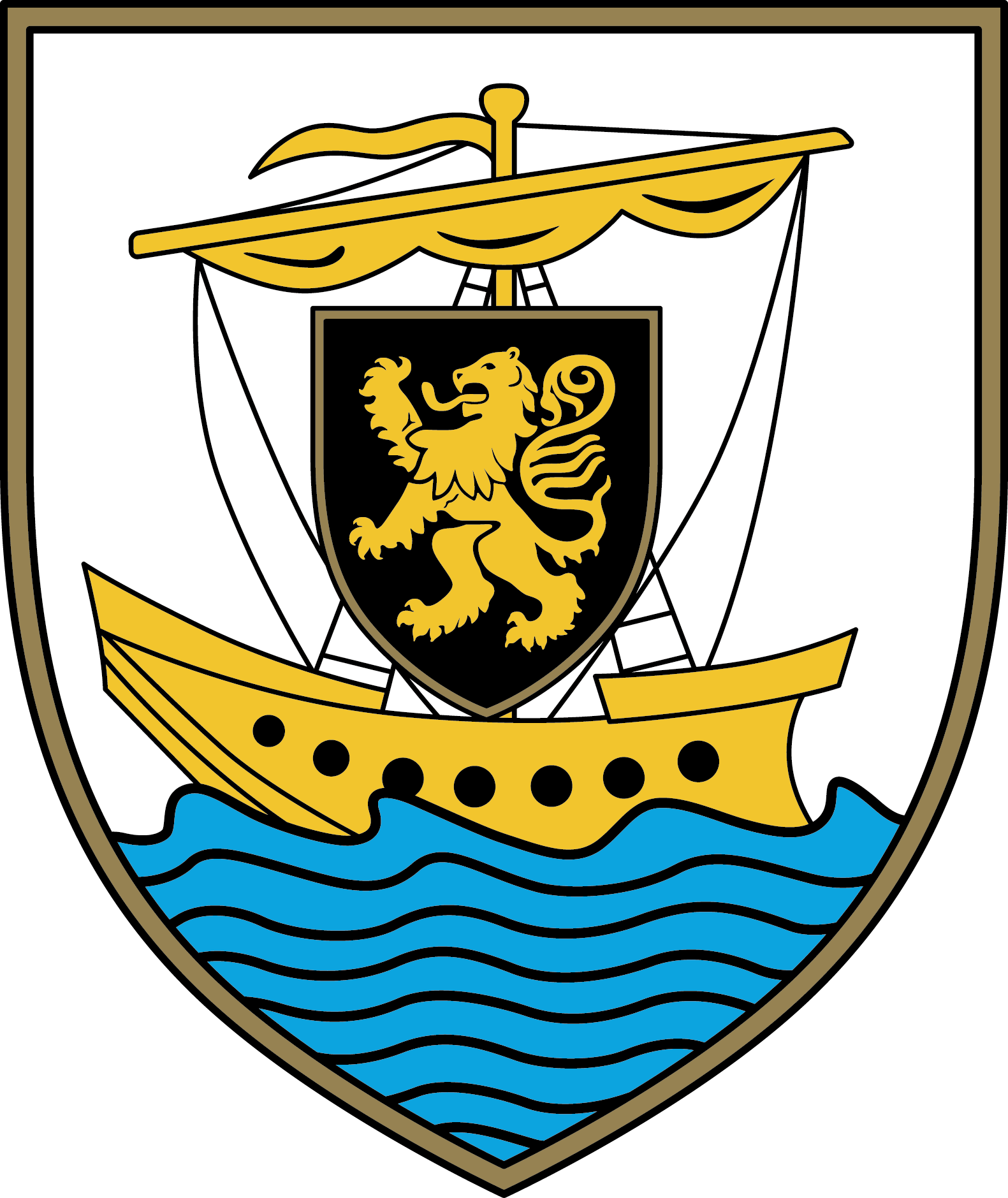 Galway United Fc City Logo, Galway Ireland, Coat Of - Galway Ireland Coat Of Arms (1581x1879)