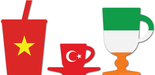 Vietnamese, Turkish And Irish Coffee - Coffee (520x245)