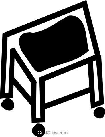 Hand Carts And Dollies Royalty Free Vector Clip Art - Chair (367x480)