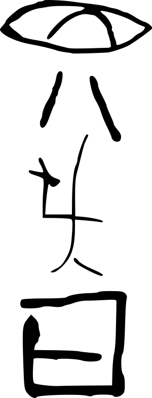 Examples Of Jiahu Symbols - Simbolos Jiahu (300x782)