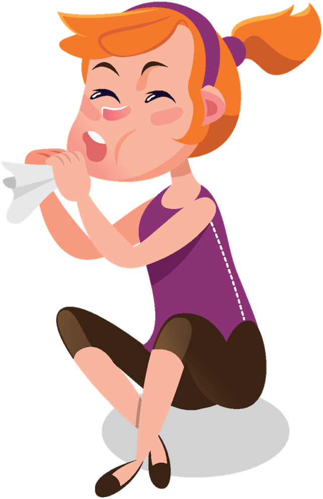 Royalty Free Download Germ Clipart Cold Flu - Common Cold (692x1030)