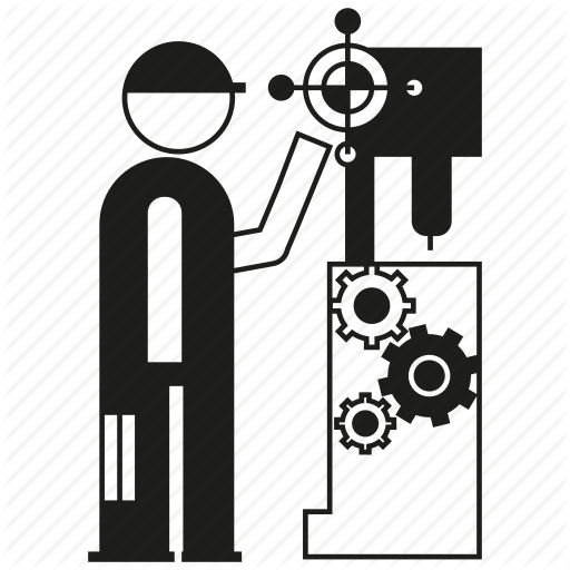 Industrial Clipart Service Technician - Machine Technician Icon (512x512)