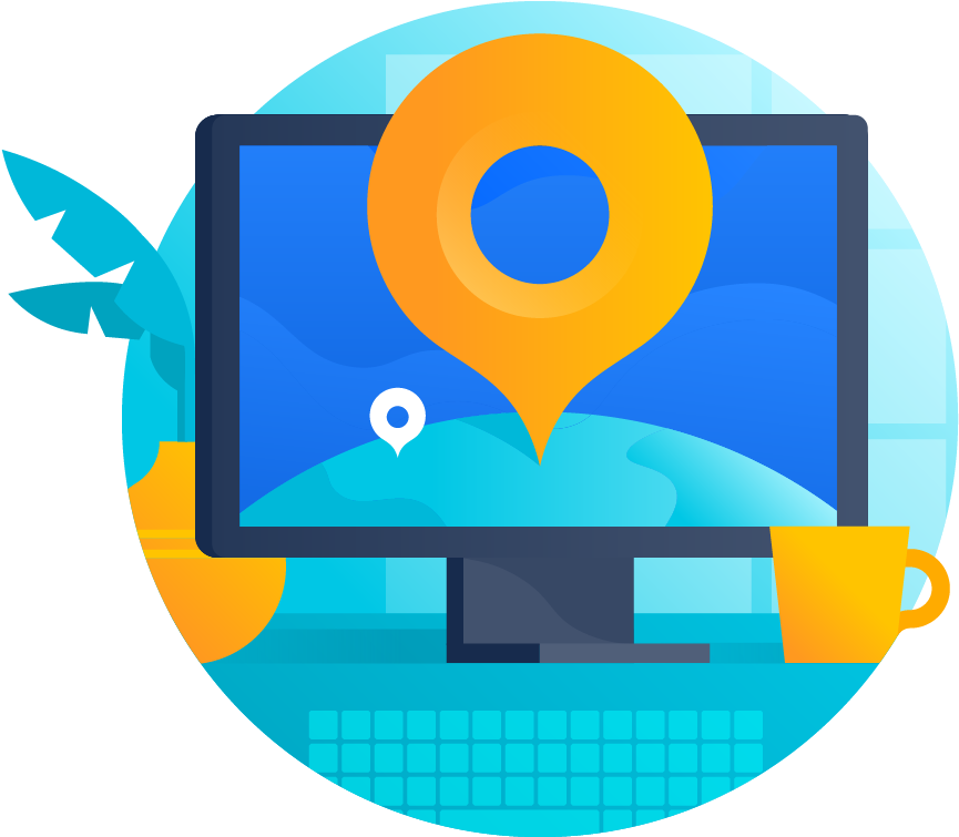 Remote Transparent Background - Remote Work Icon (1760x880)