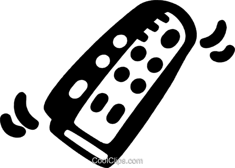 Remote Control Royalty Free Vector Clip Art Illustration - Remote Control Royalty Free Vector Clip Art Illustration (480x343)