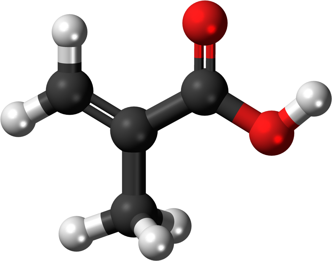 Methacrylic Acid Market - Molécule De Méthacrylate De Méthyle (1200x962)