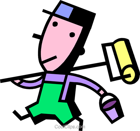 Painting And Renovation Concepts Royalty Free Vector - Renovation (480x449)