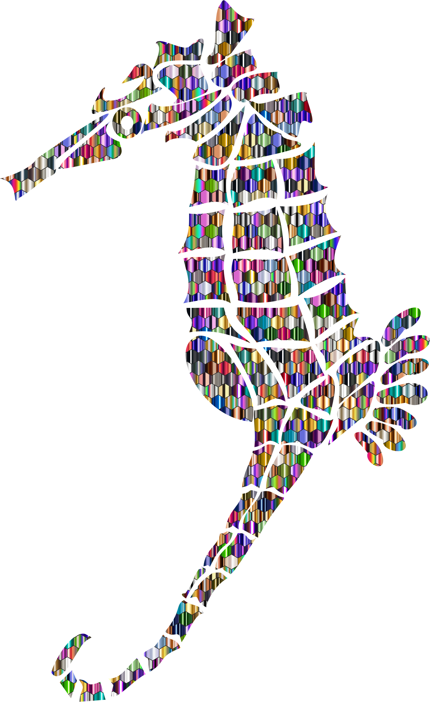 Seahorse Christmas Tree Computer Icons Hippocampus - Seahorse (1428x2328)