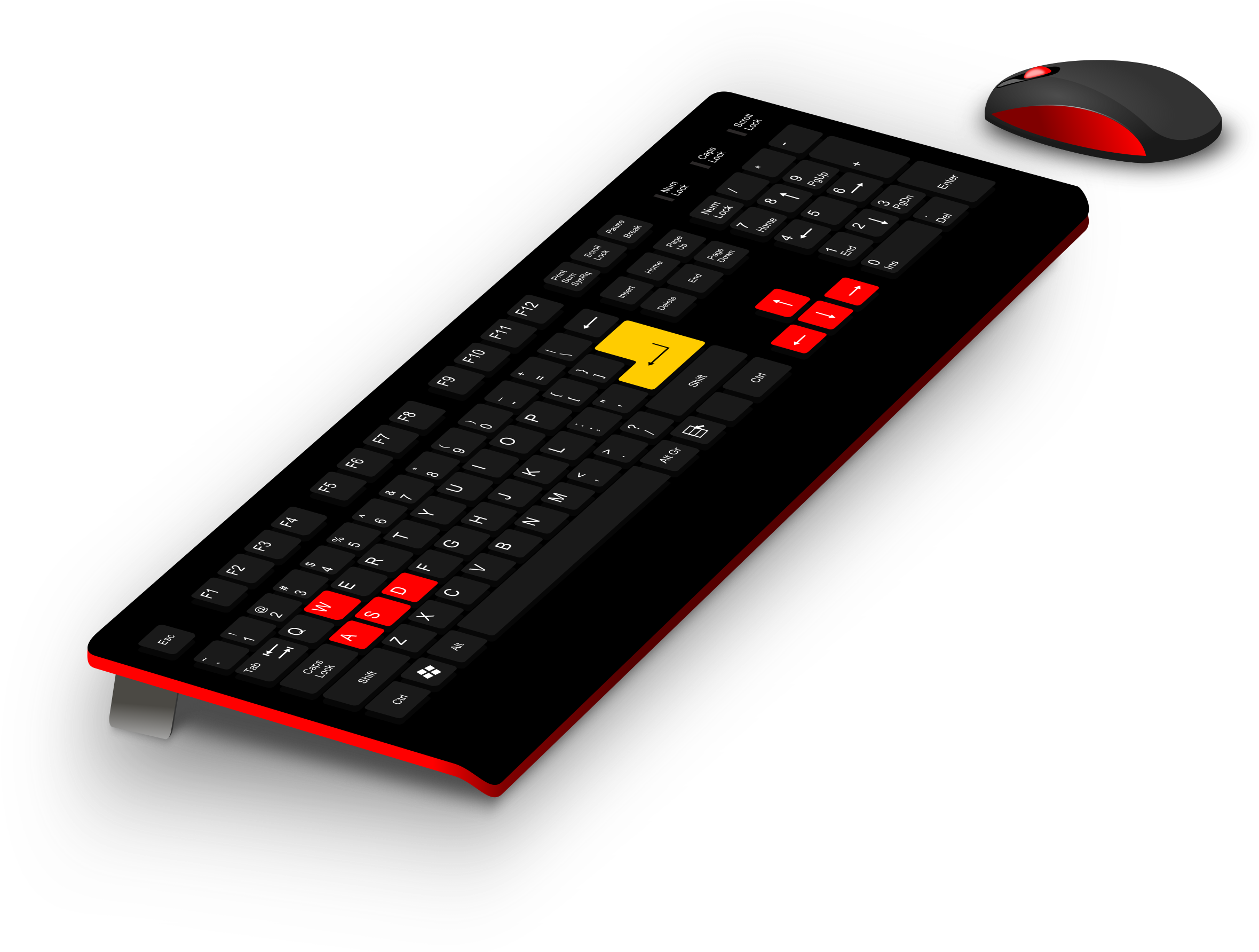 Keyboard Clipart Keyboard Mouse - Computer Png (2400x1782)
