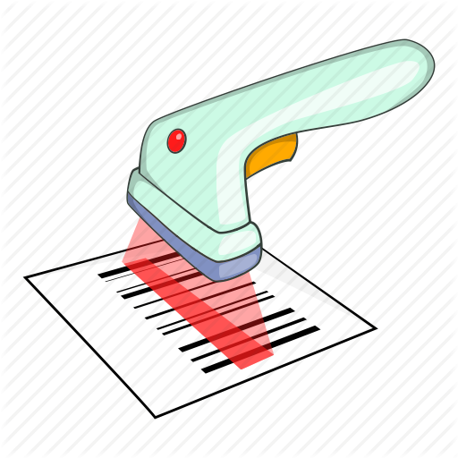 Barcode Scanner Icon Clipart Barcode Scanners Clip - Barcode Reader Clipart Black And White (512x512)