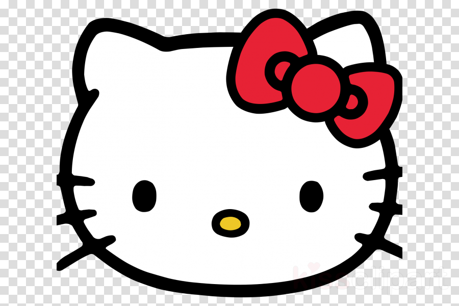 Download Hello Kitty Face Png Clipart Hello Kitty Clip - Hello Kitty (900x600)