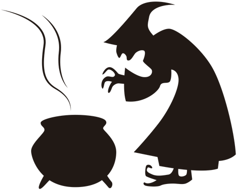 Freeuse Halloween Witch Silhouette Png - Halloween Witch Silhouette (512x512)