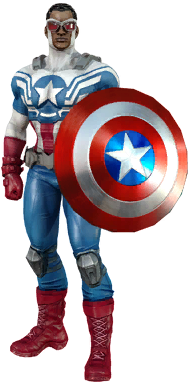 F Teamup Samwilsoncapam - Marvel Heroes Sam Wilson Captain America (300x420)