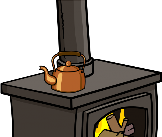 Wood Stove Cliparts - Estufa De Leña Dibujo (640x480)