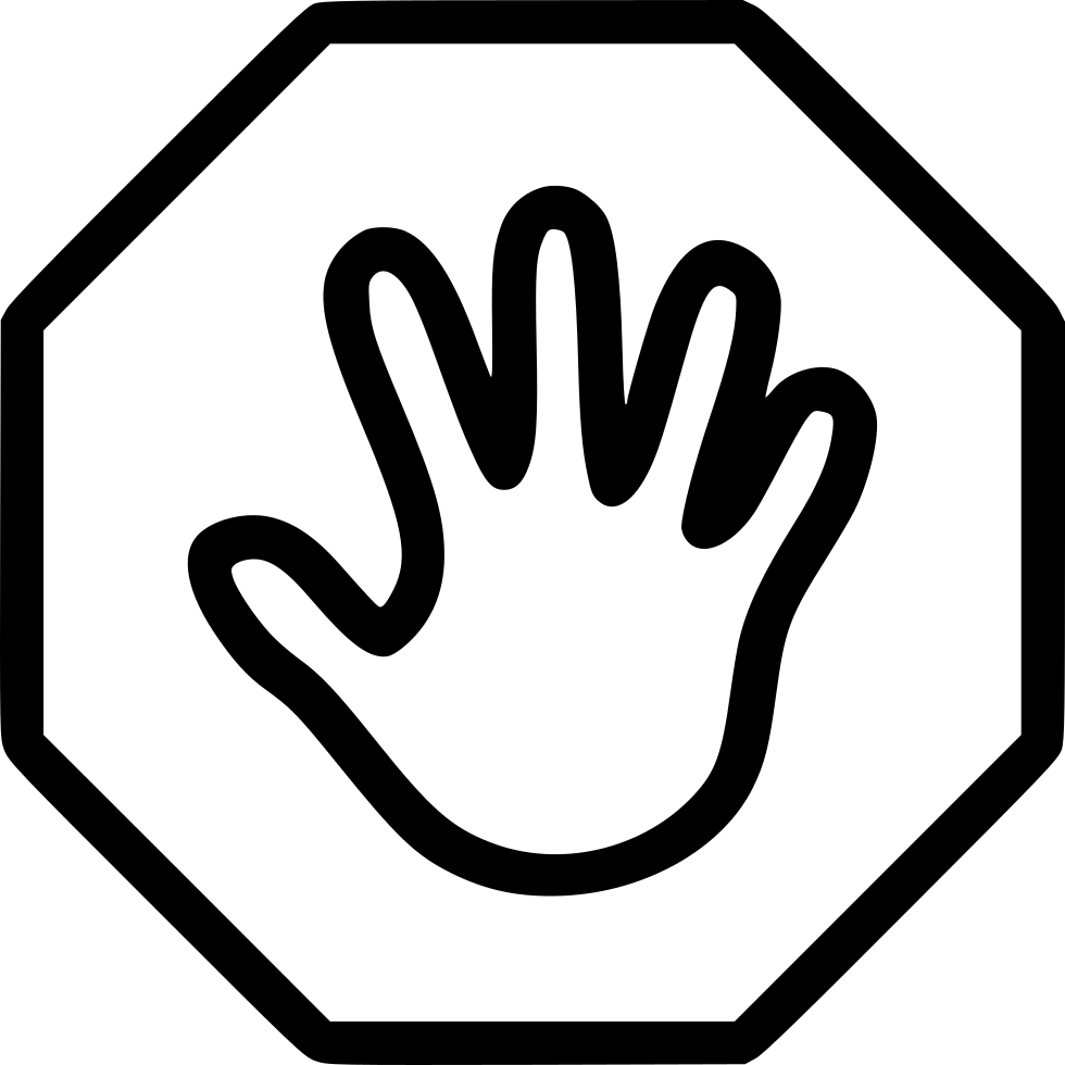 Dont Touch Dangerous Stop Caution Comments - Transparent Octagon Png (980x980)