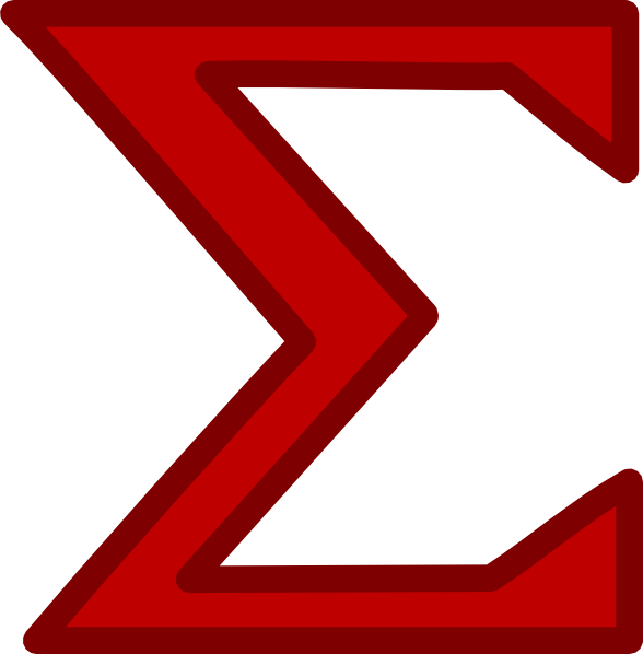 Red Sigma Clip Art At Clker Com Vector Clip Art Online - Sigma Clipart (588x598)