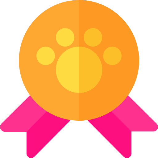 Canine Hairdressing Courses - Medal (512x512)