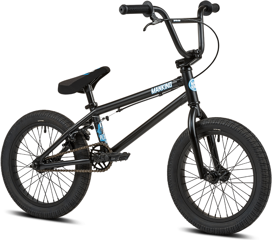 Jpg Transparent Planet Matt Black Mankind Bike Co - Wethepeople Seed 16" Bmx Bike 2018 (1360x959)