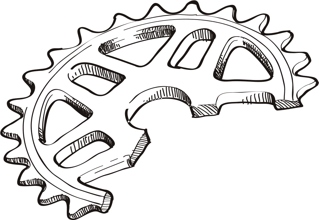 Drawn Biker Bmx Bike - Bmx Helmet Drawing (1142x891)