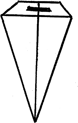 Cut Out Two Wedge Patterns Found In The Attached Simple - Wedge Simple Machine Drawing (372x540)