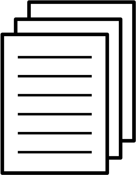 Paper Clipart Article - Paper Icon White Png (800x800)