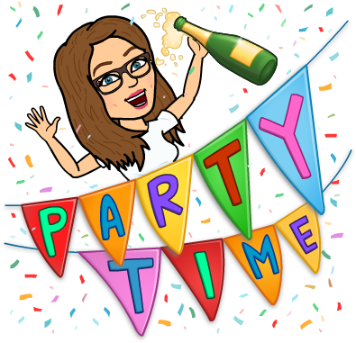 I Finished My Book - Bitmoji Party (398x398)